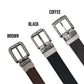LVS Metal Pin Buckle Leather Belt