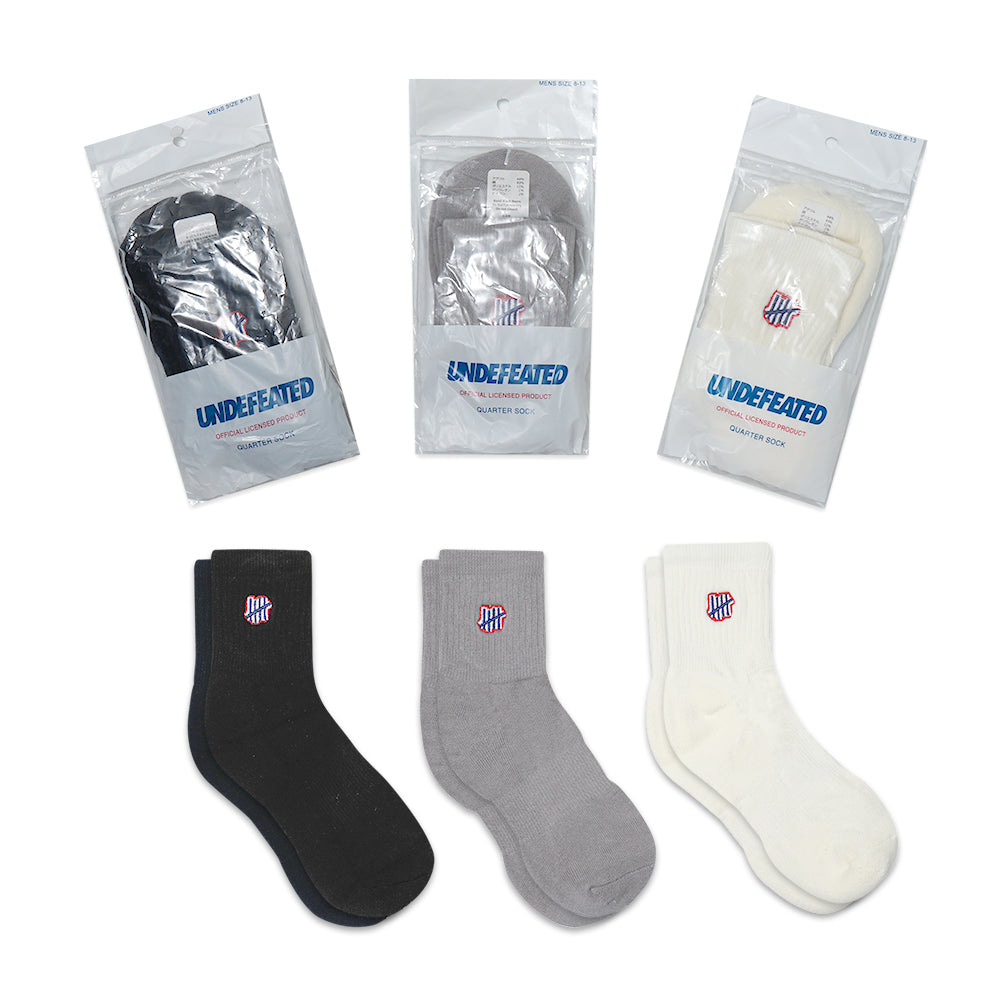 Undefeated 5 Strike Quarter Sock