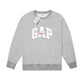 GAP Patch Logo Crewneck Sweatshirt Grey