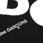 CDG Slanted CDG Text Hoodie Black