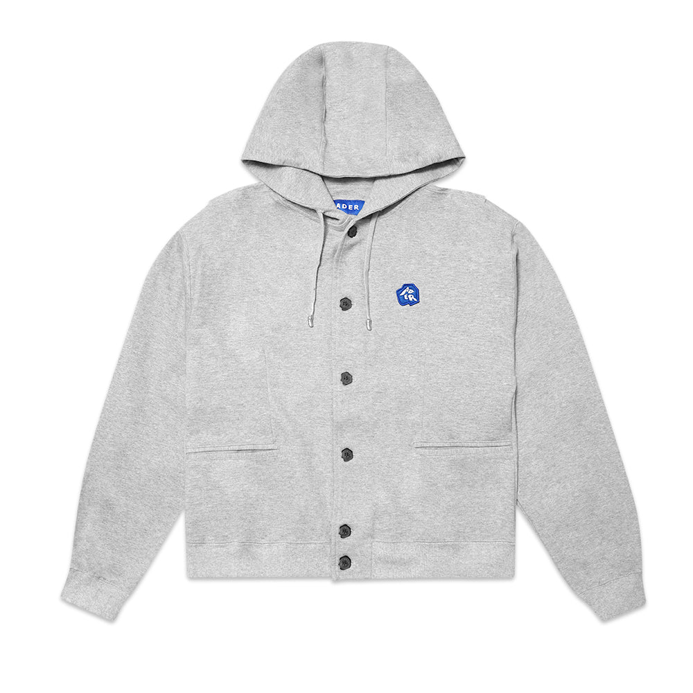 Ader Error Multi Sculpture Logo Jumper Hoodie Grey