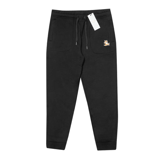 MKS Chillax Fox Patch Jogger Pants Black