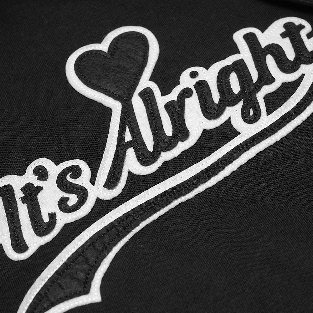 4M1 Its Alright Hoodie Black