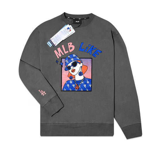 M7B Cartoon Overfit Sweatshirt Dark Grey