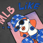 M7B Cartoon Overfit Sweatshirt Dark Grey
