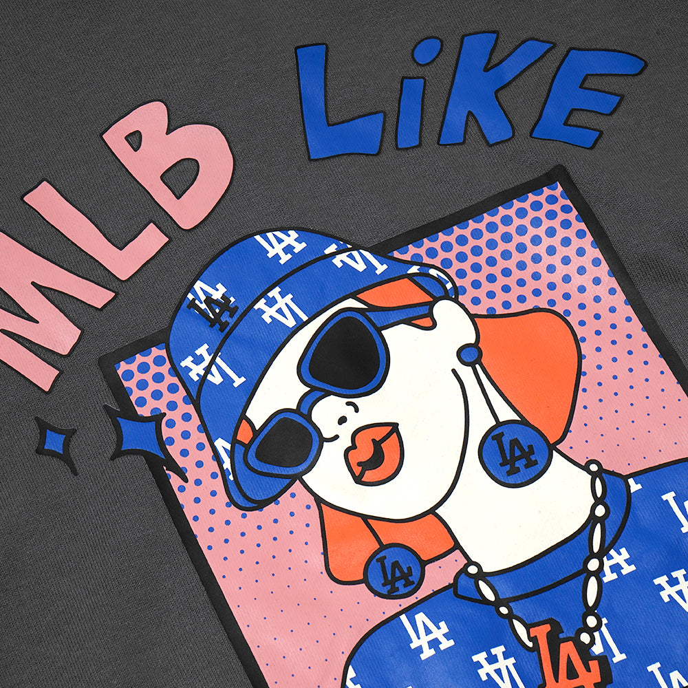 M7B Cartoon Overfit Sweatshirt Dark Grey