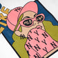 M7B Cartoon Overfit Sweatshirt White