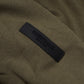 FOG Essentials Center Solid Velvet Text Hoodie Olive