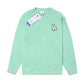 M7B Monogram Back Logo Sweatshirts Light Green