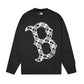 M7B Checkerboard Big Logo Sweatshirt Black