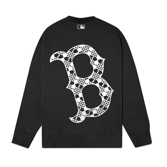 M7B Checkerboard Big Logo Sweatshirt Black