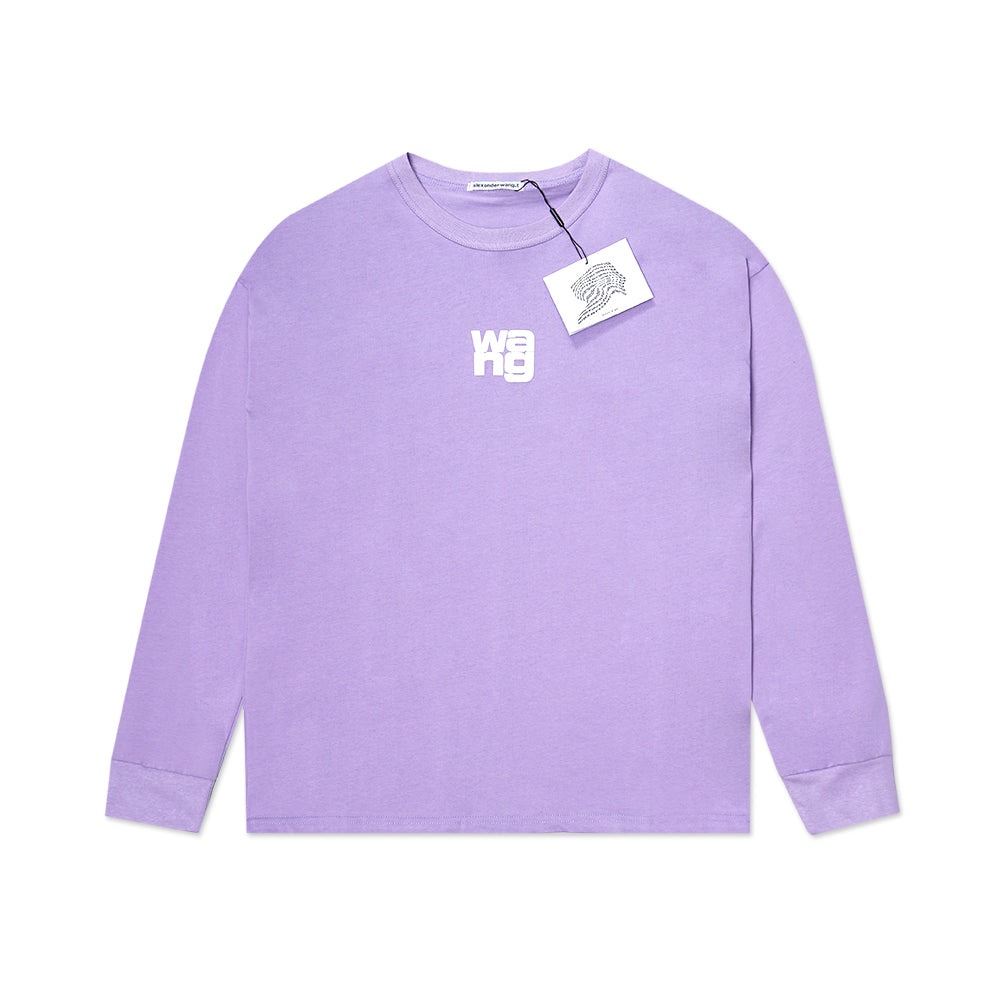 AWG Puff Long Sleeve T-Shirt Purple