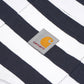 CHT Parker Stripe Pocket Long Sleeve T-Shirt Navy