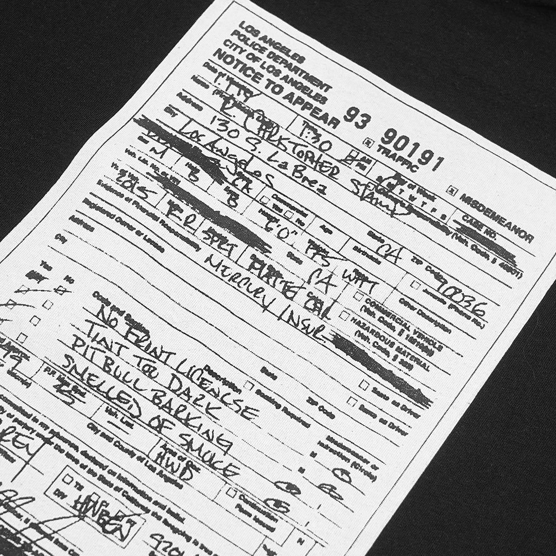 Philip Roth Notice T-Shirt Black