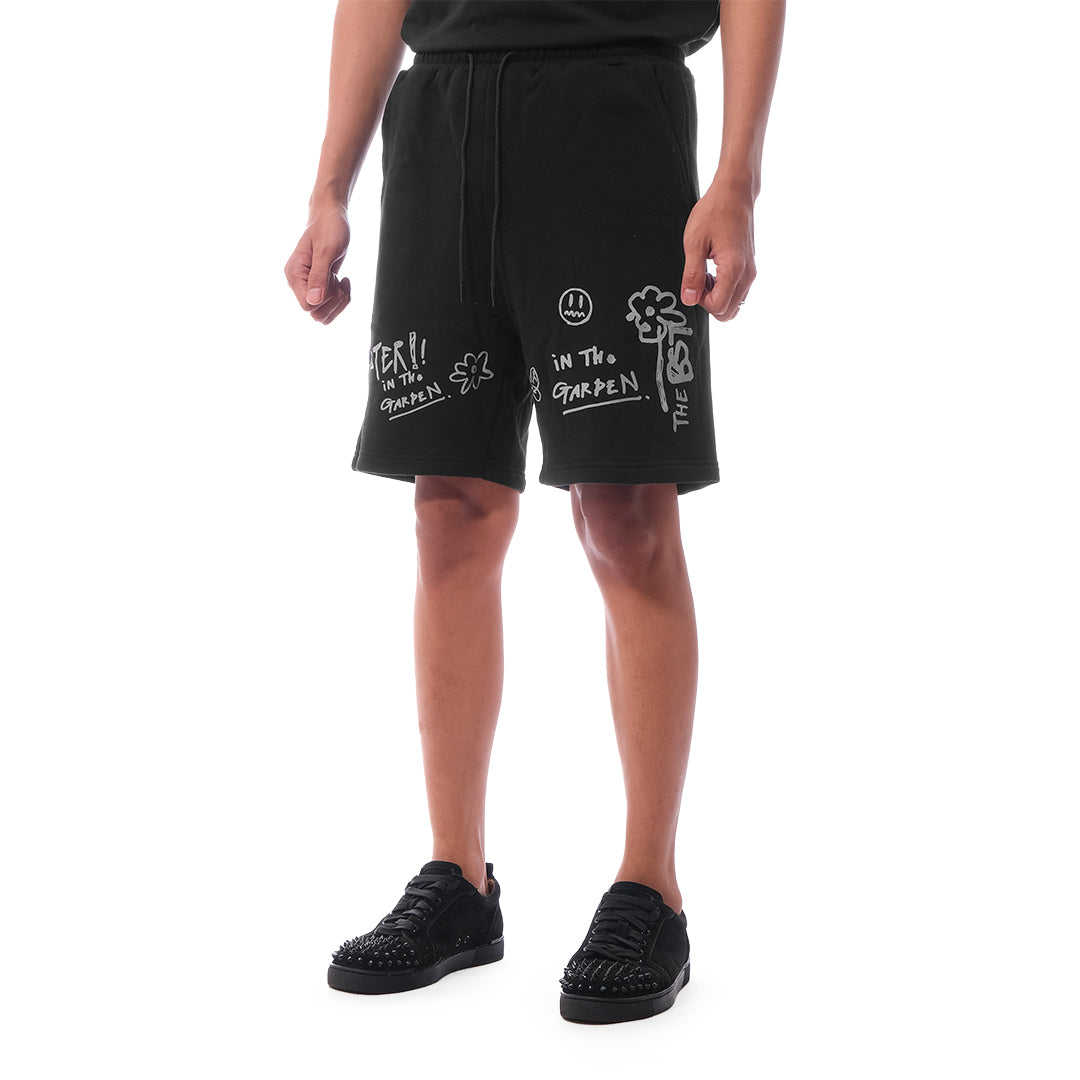 Beaster in the Garden Shorts Dark Grey