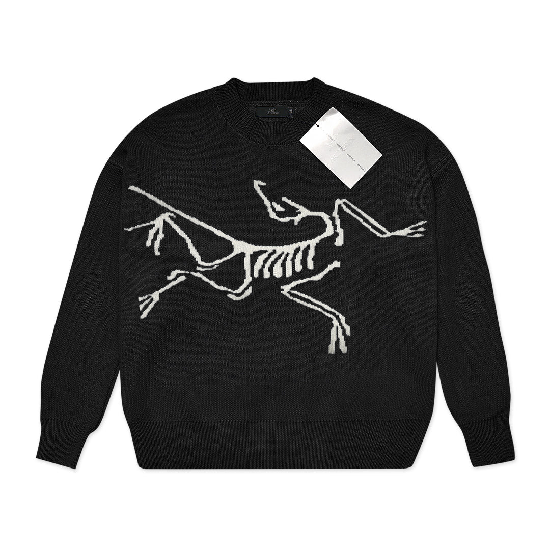 Arc'teryx Logo Knitted Sweater Black