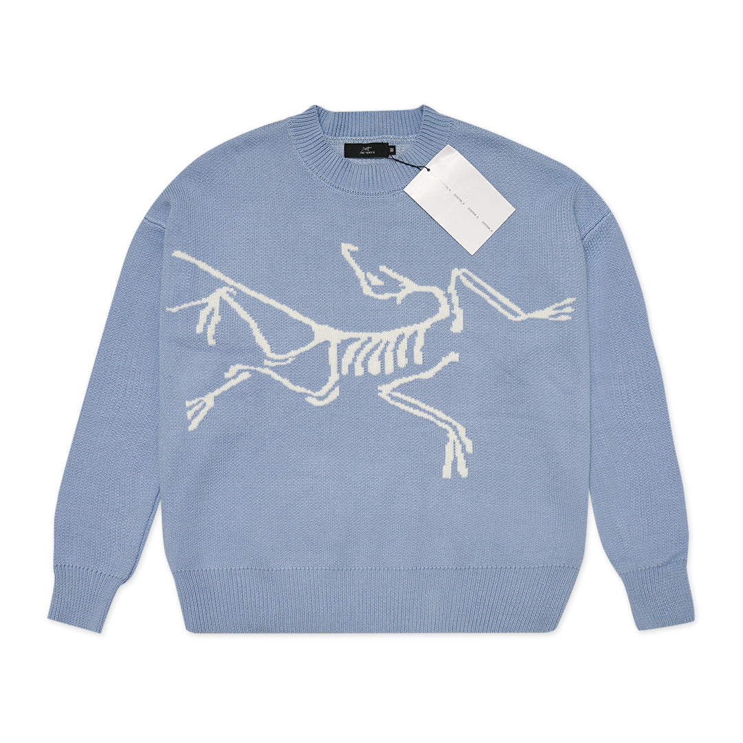 Arc'teryx Logo Knitted Sweater Light Blue
