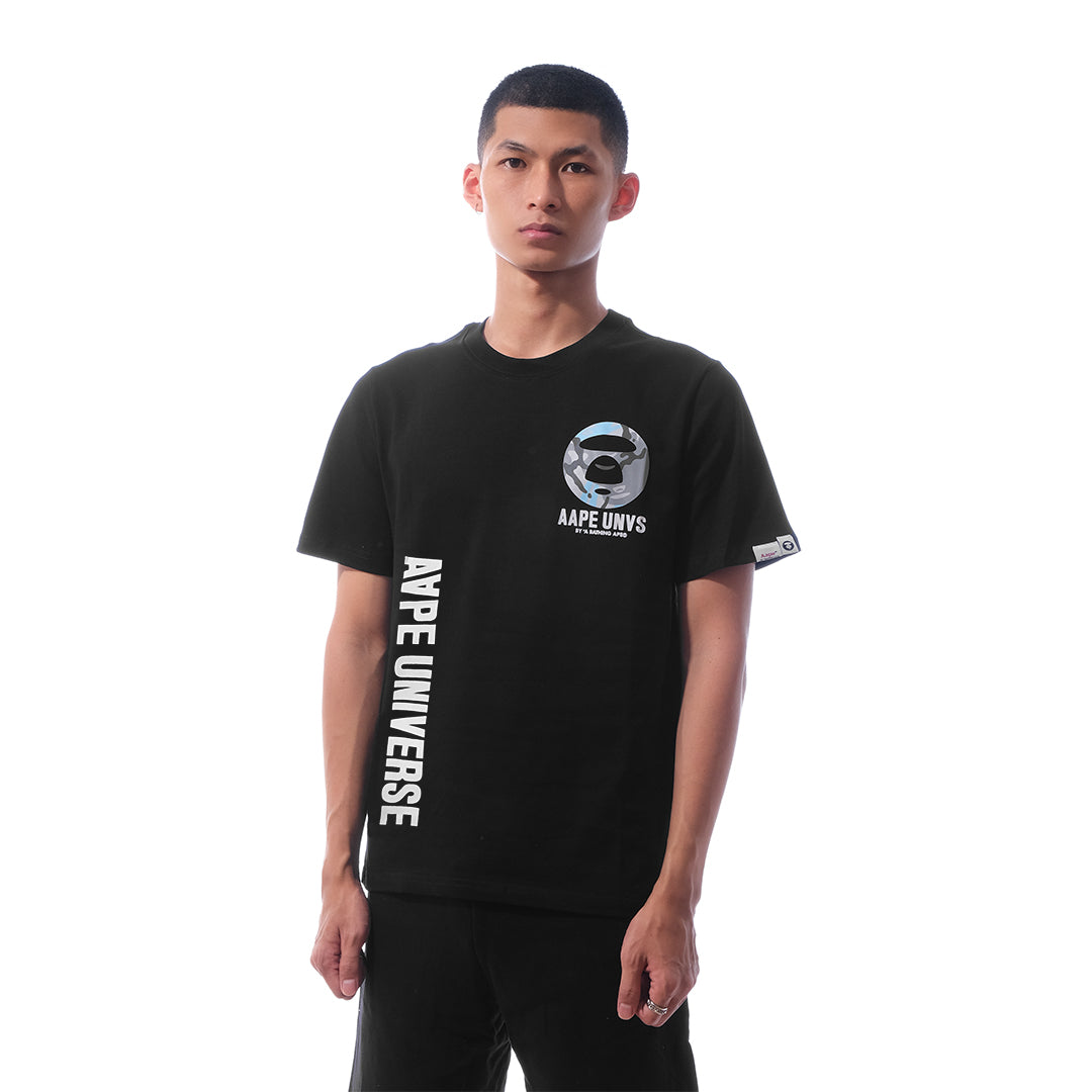 Aape by A Bathing Ape Blue Camo T-Shirt White