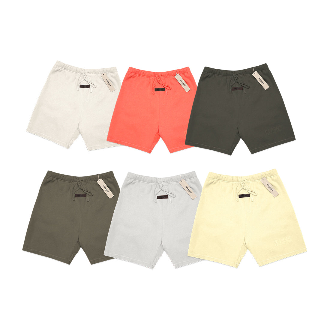 FOG Essentials Bottom Solid Velvet Text Shorts