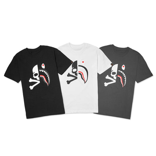 A Bathing Ape X Mastermind Half Shark T-Shirt