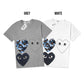 CDG Play Tri Camo Heart T-Shirt