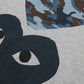 CDG Play Tri Camo Heart T-Shirt