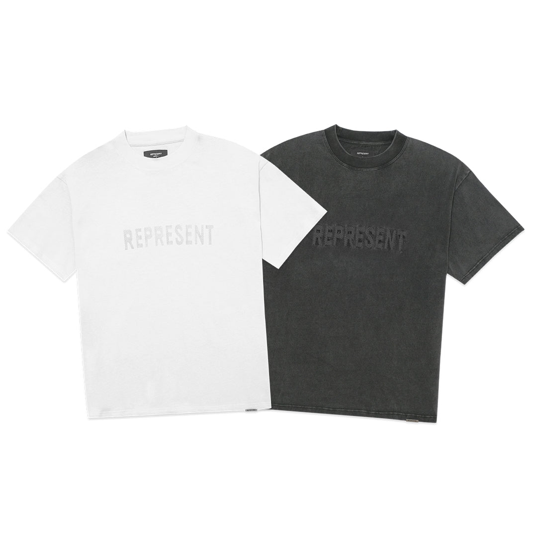 Represent Logo Embroidery T-Shirt