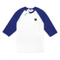 CDG Play Raglan Mid Sleeve T-Shirt