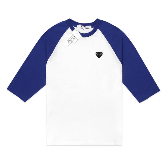 CDG Play Raglan Mid Sleeve T-Shirt
