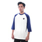 CDG Play Raglan Mid Sleeve T-Shirt