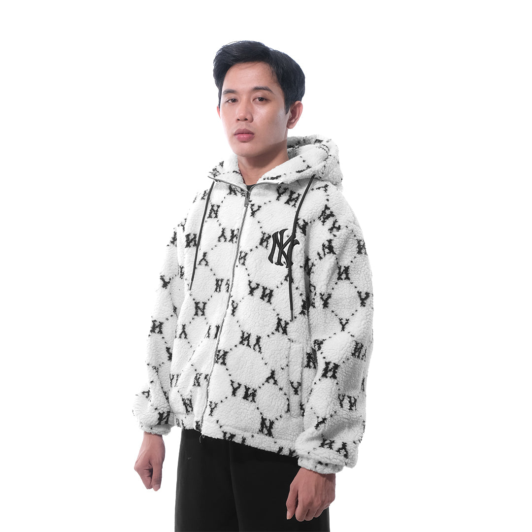 M7B Monogram Dumble Fleece Hooded Jacket