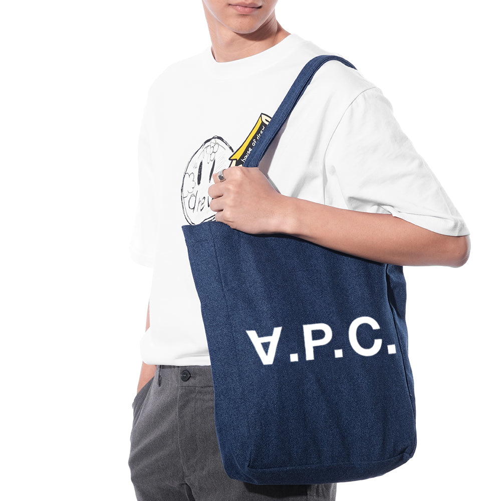 APC Laure Denim Tote Bag