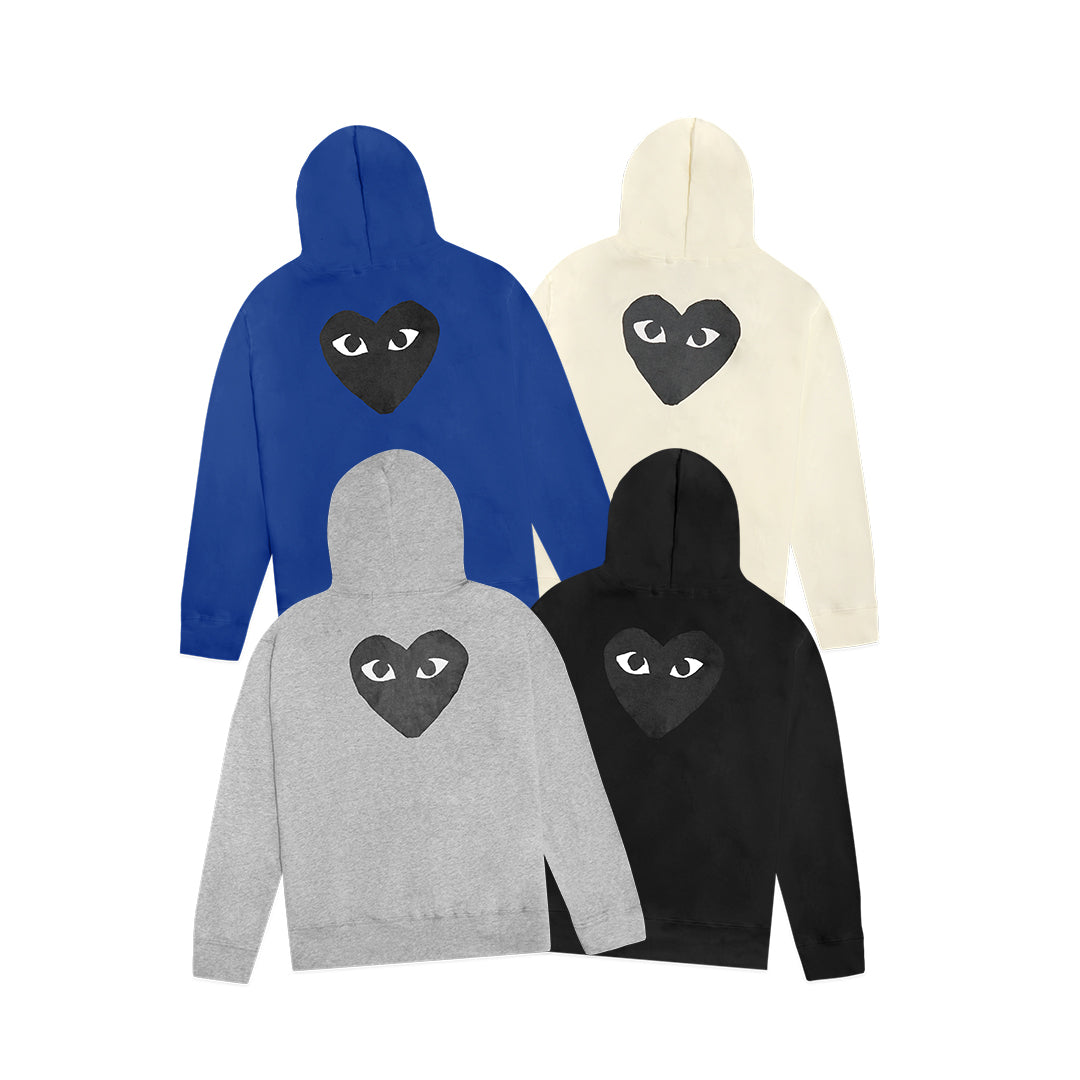 CDG Play Big Heart Zip-Up Hoodie – SANGKIL