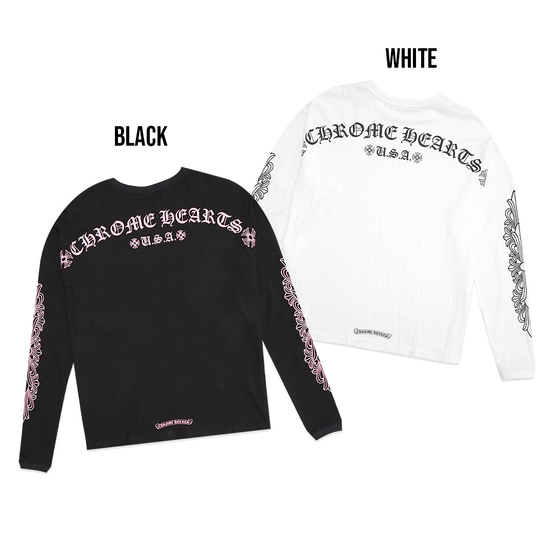 Chrome Hearts Matty Boy  Shoulder Logo Long Sleeve T-Shirt