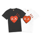 Human Made X KWS Orange Heart T-Shirt